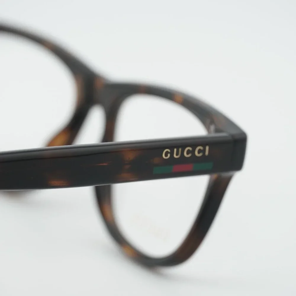 Gucci GG2108O 002 Eyeglasses Havana 55mm Square Frame